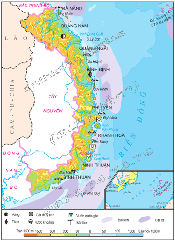 Bài 25. Vùng Duyên hải Nam Trung Bộ (Địa lý 9) – ÔN THI ĐỊA LÝ – OTDL Channel
